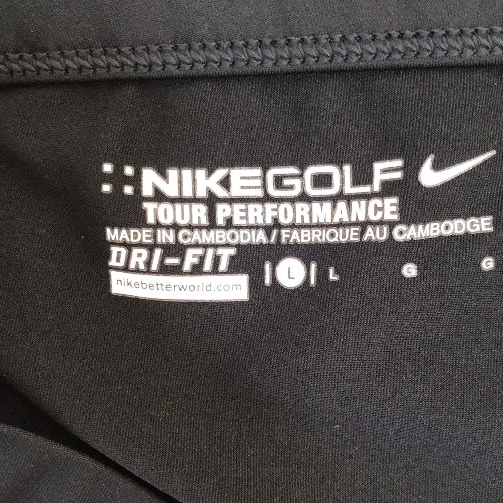 Nike golf large black athletic shorts. - Picture 2 of 7